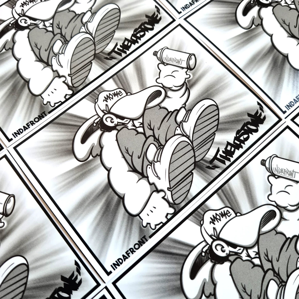 Mome Line Border Vinyl Stickers - Limited Edition (10 pcs.) image 1