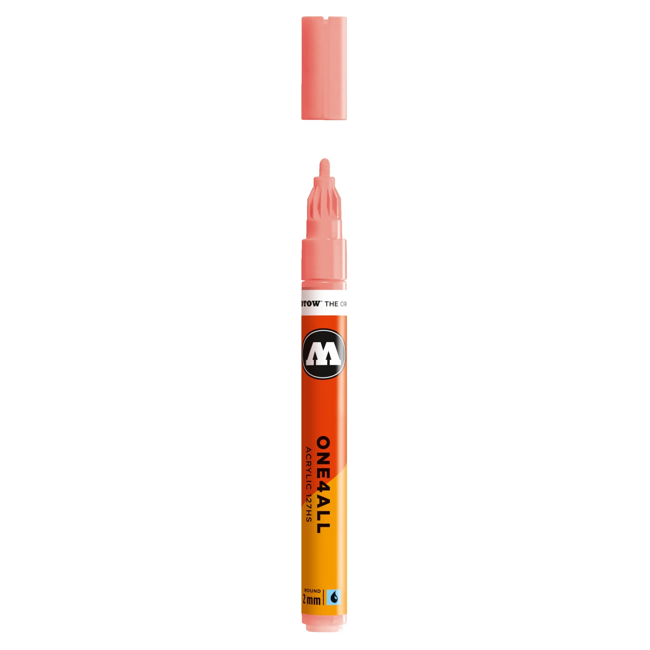 Molotow ONE4ALL 127HS Acrylic Marker (2mm) - Coral image