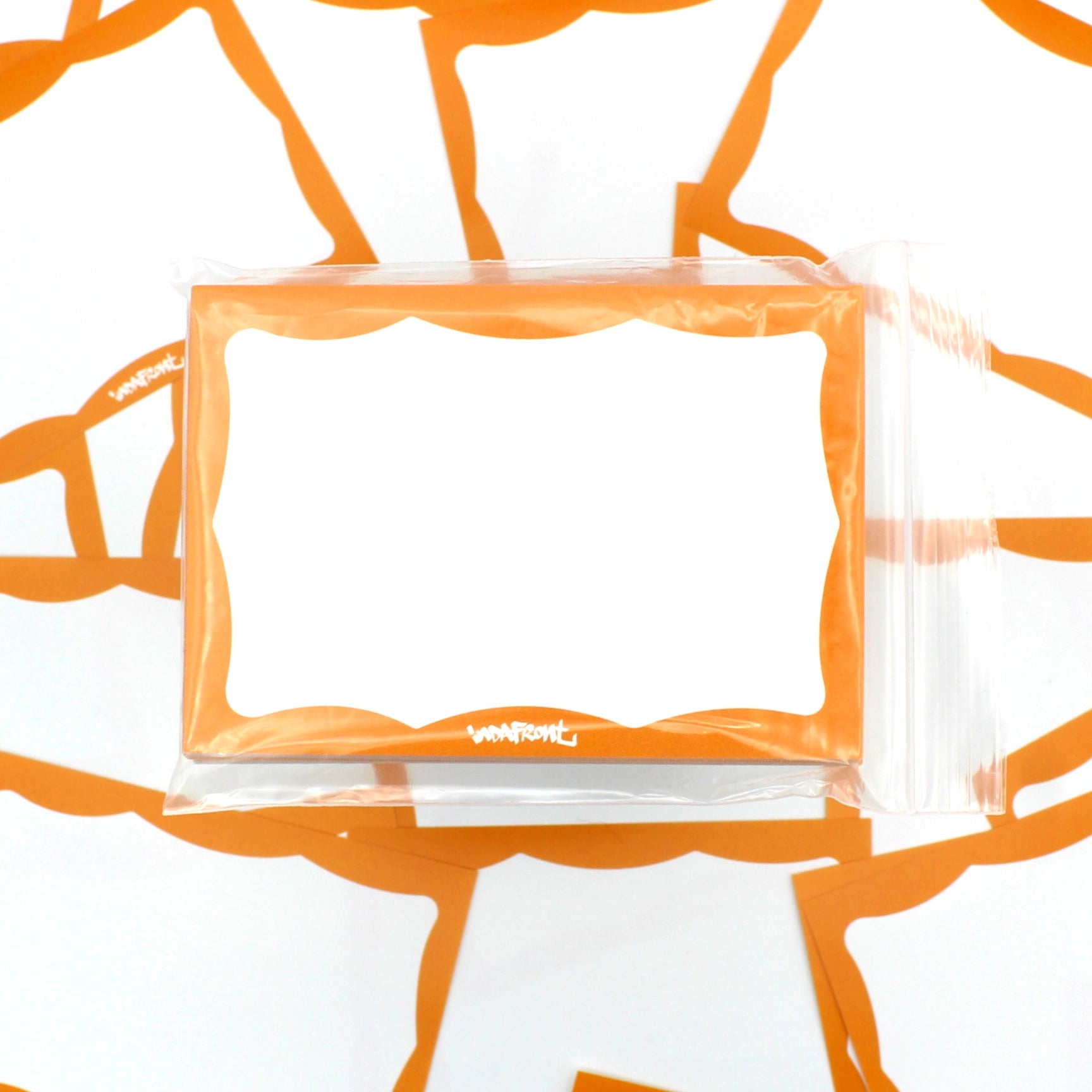 Wavy Border Stickers Orange (50 pcs.) image 3