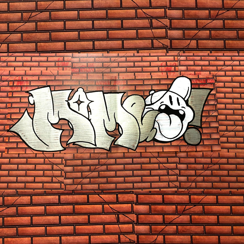 Brick Wall Graffiti Stickers (50 pcs.) image 3