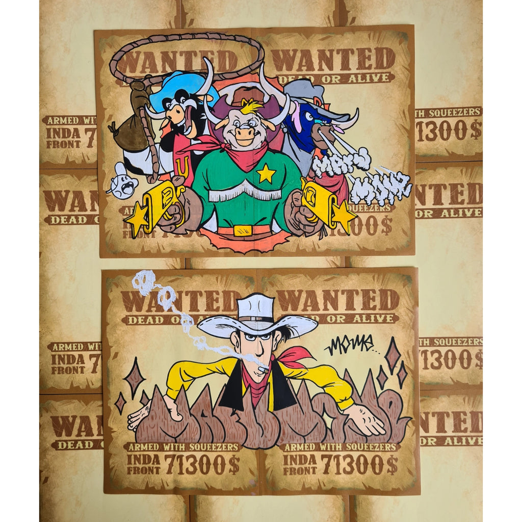 WANTED Stickers A6 (25 pcs.) image 1