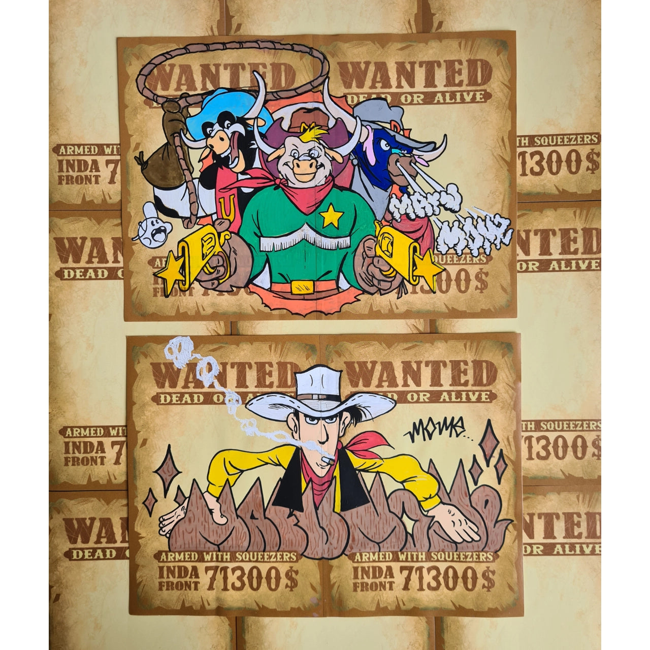 WANTED Stickers A6 (25 pcs.) image 1
