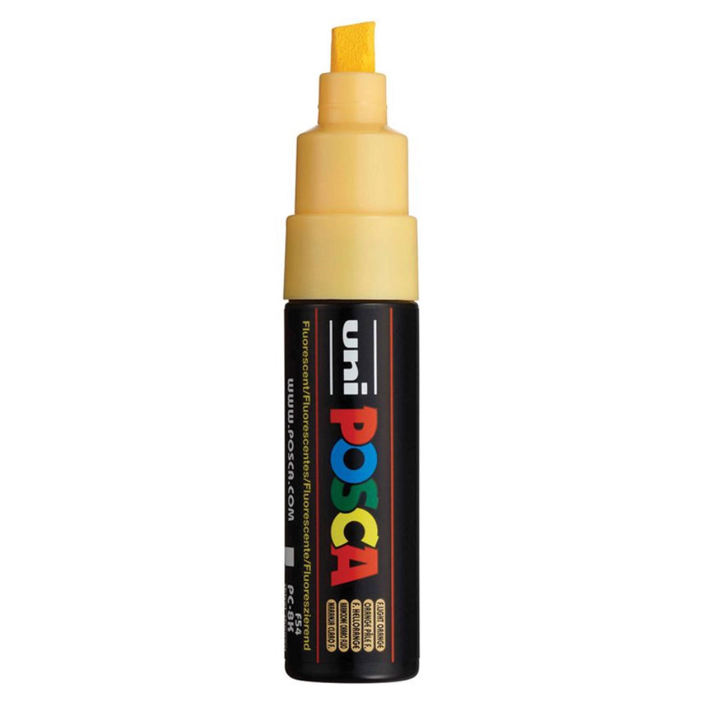 Posca PC-8K Acrylic Marker (8mm) - Fluo Light Orange image