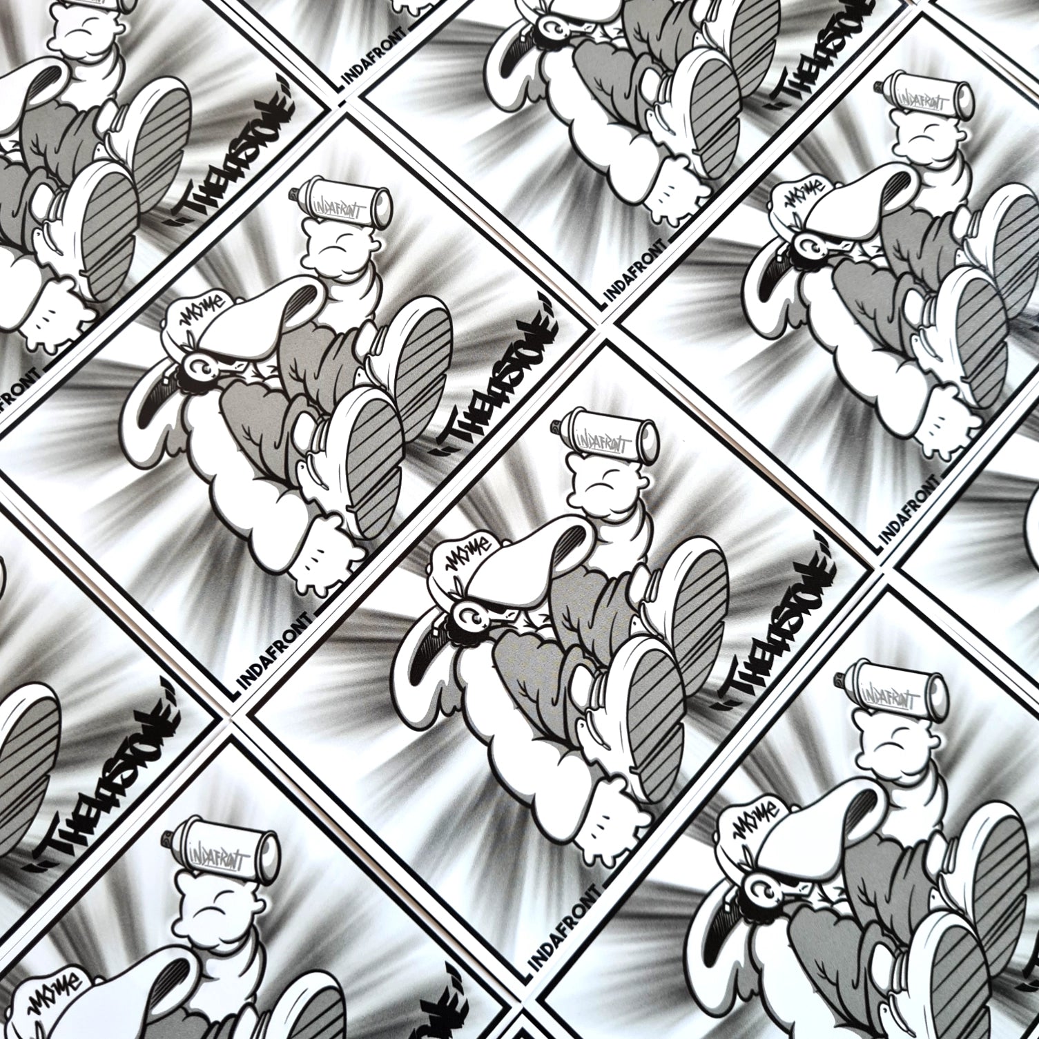 Mome Line Border Vinyl Stickers - Limited Edition (10 pcs.) image 3