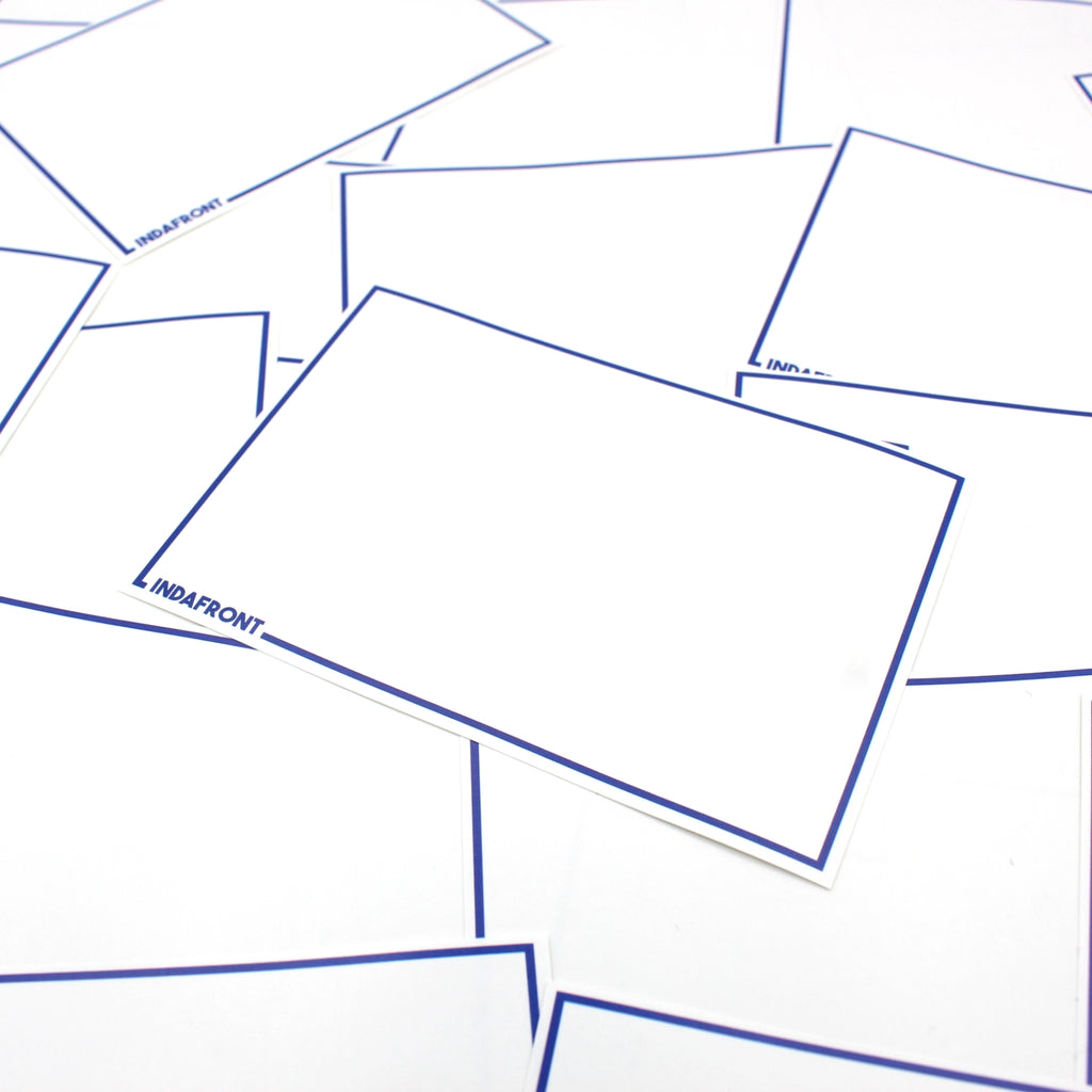 Line Border Stickers Blue (50 pcs.) image 2