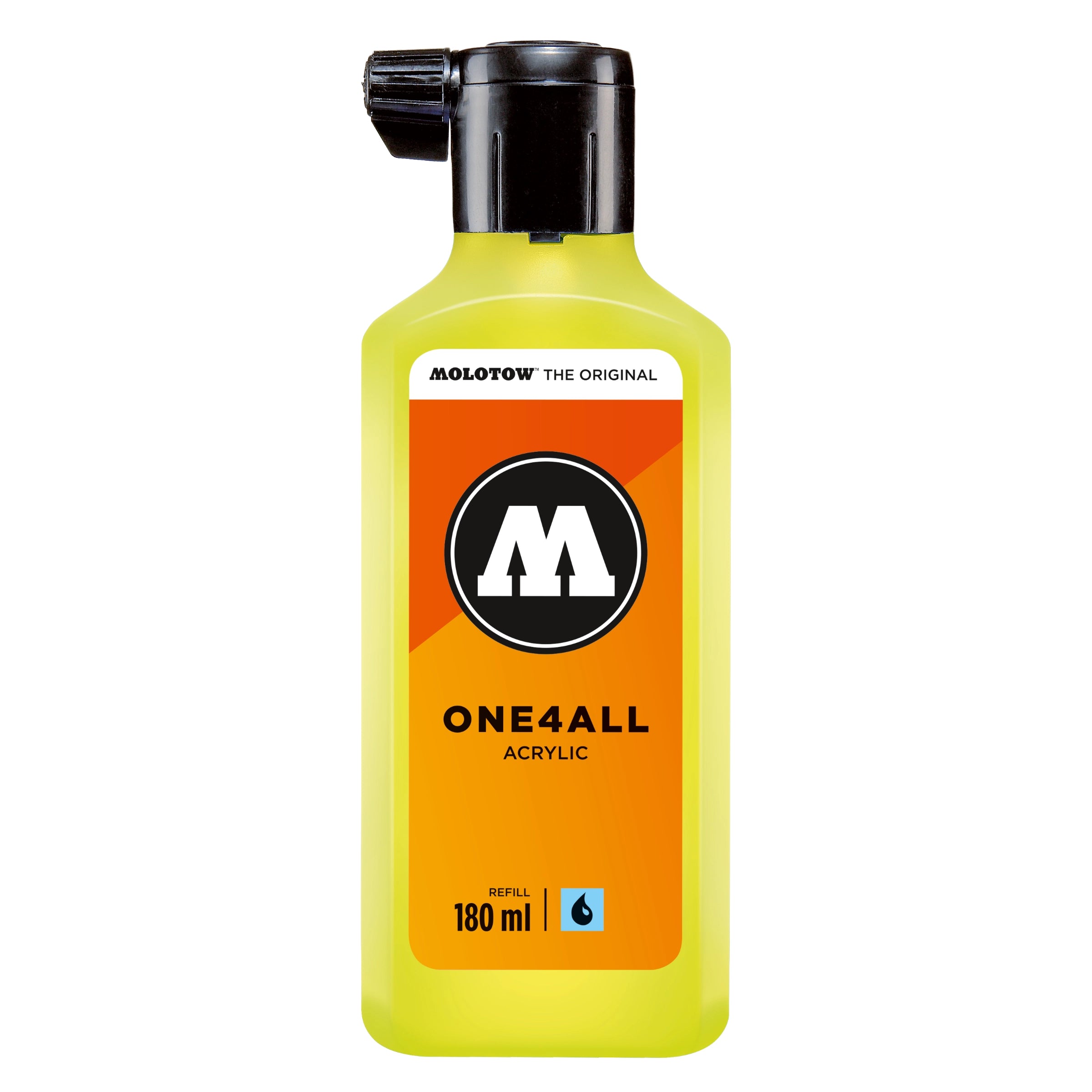 Molotow ONE4ALL Refill (180ml) - Neon Green Light Fluo image