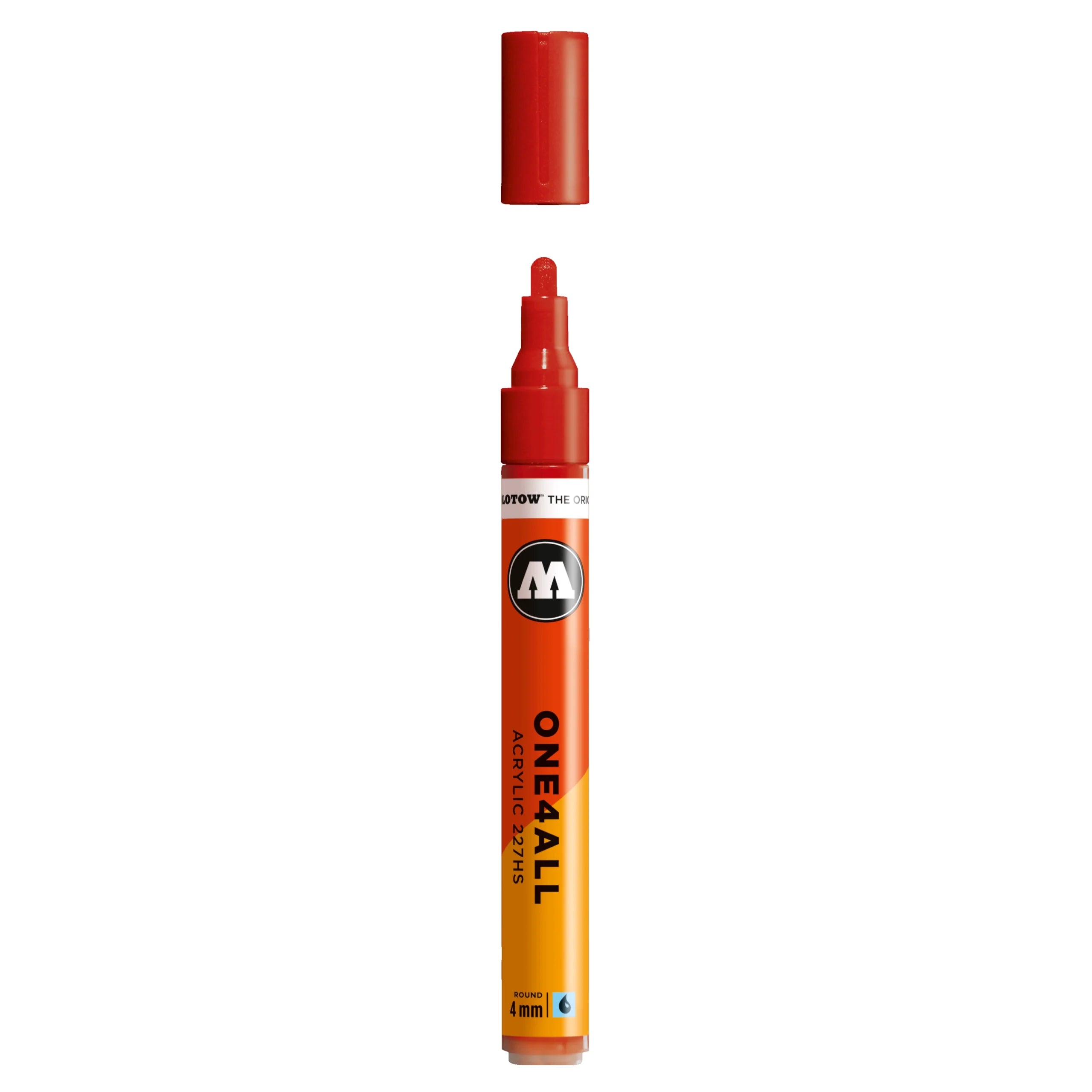 Molotow ONE4ALL 227HS Acrylic Marker (4mm) - Raspberry Red image