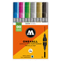 Molotow ONE4ALL TWIN Marker Metallic Set (1.5-4mm) (6x) image 0