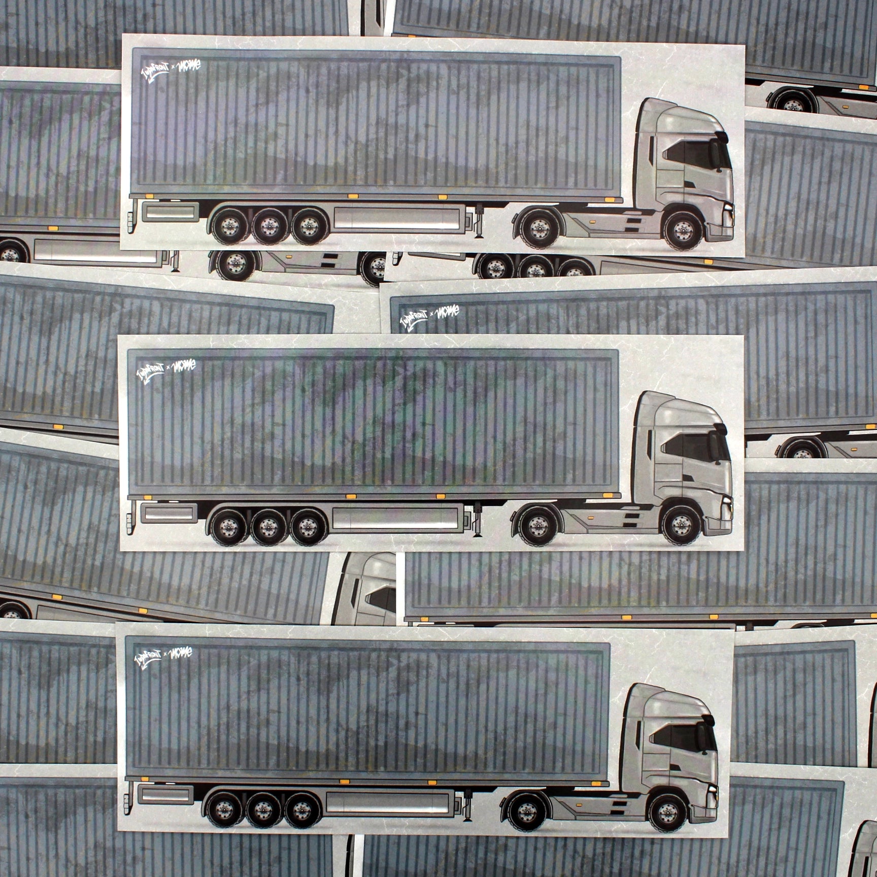 Blue Truck Stickers (25 pcs.) image 4