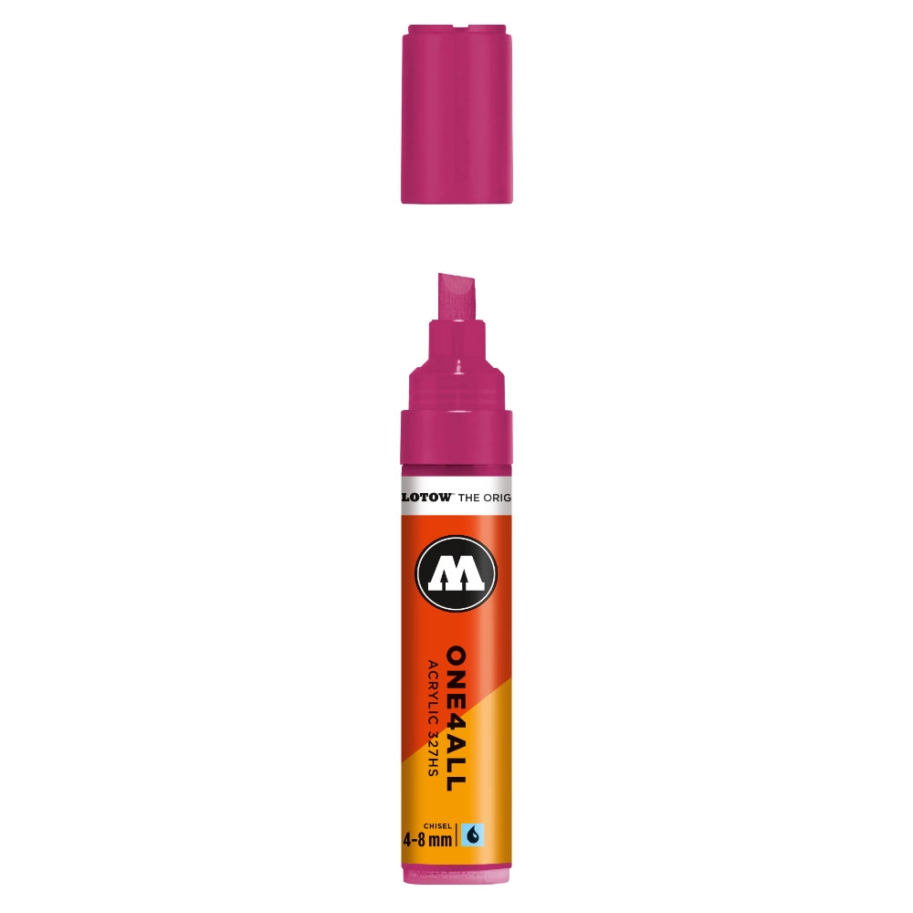 Molotow ONE4ALL 327HS Acrylic Marker (4-8mm) - Magenta image