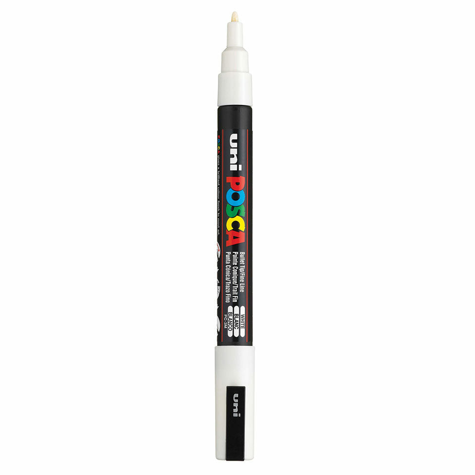 Posca PC-3M Acrylic Marker (Fine) - White image