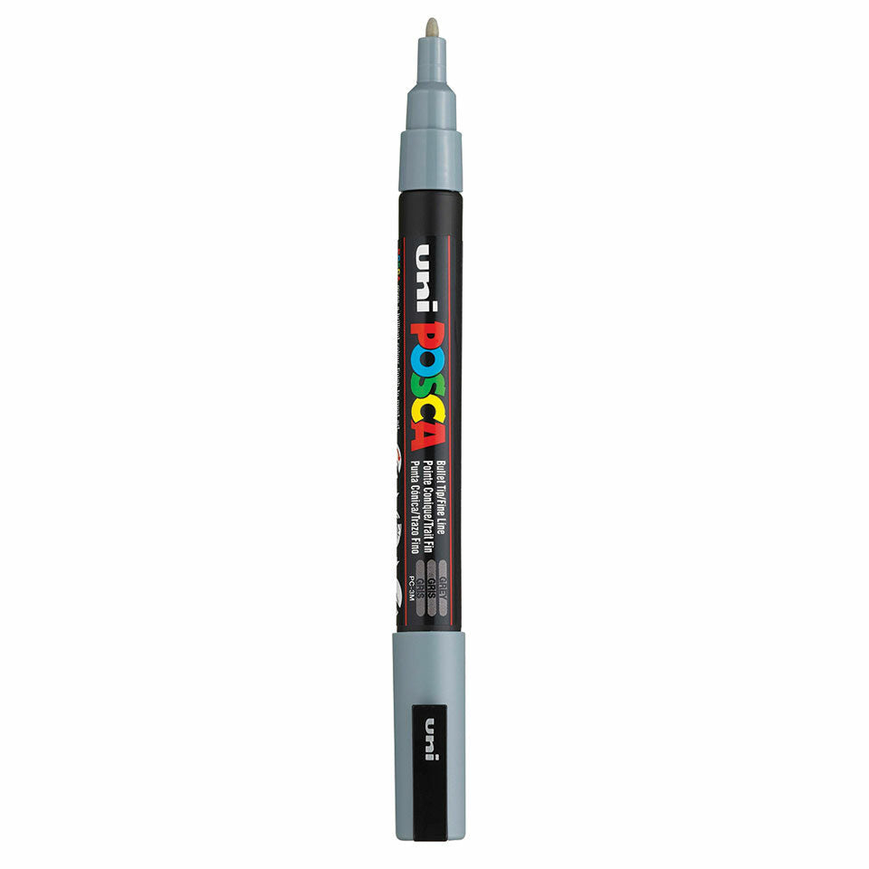 Posca PC-3M Acrylic Marker (Fine) - Grey image