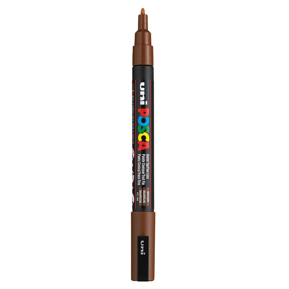 Posca PC-3M Acrylic Marker (Fine) - Brown image