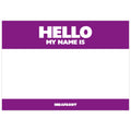 Hello My Name is Stickers Purple (50 pcs.) image 0