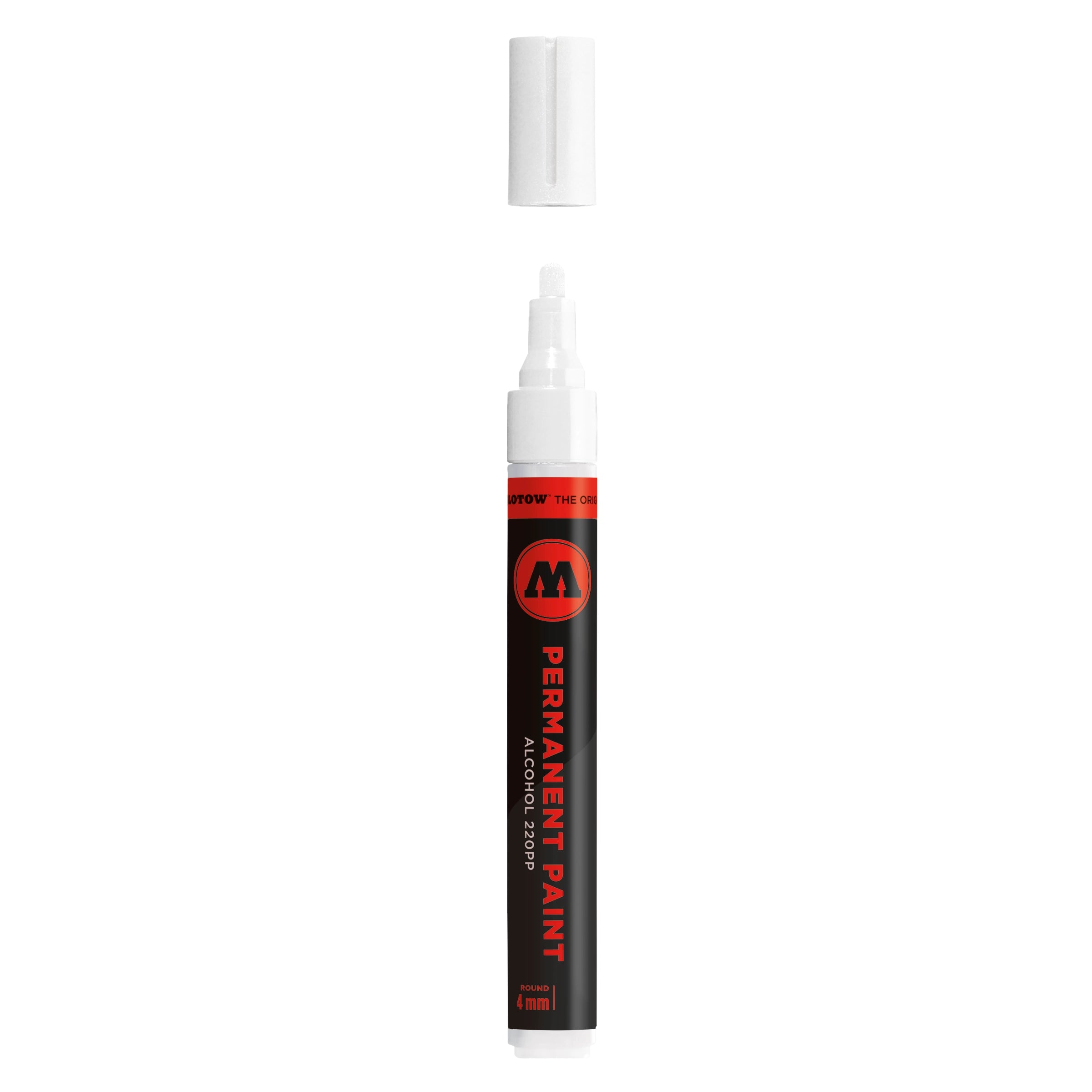 Molotow Permanent Paint 220PP Alcohol Marker (4mm) - Signal White image
