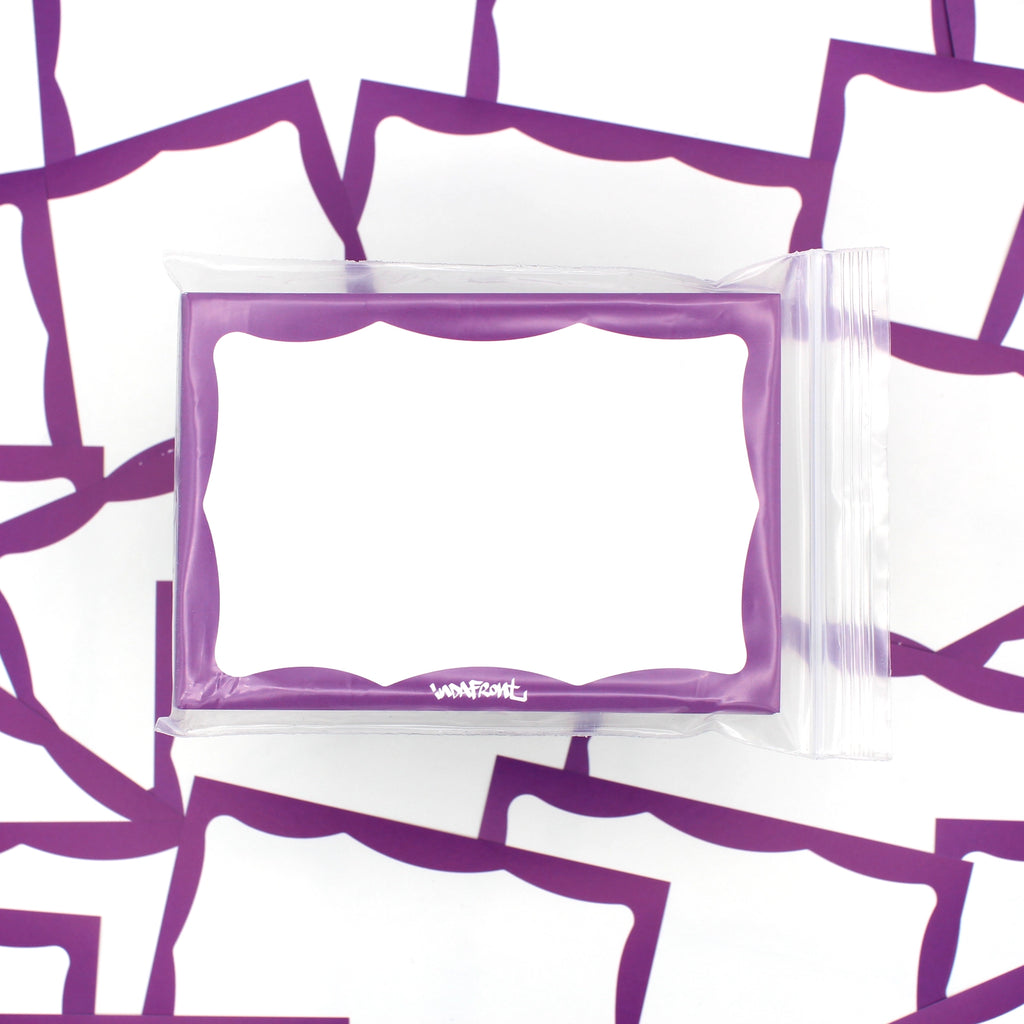 Wavy Border Stickers Purple (50 pcs.) image 2