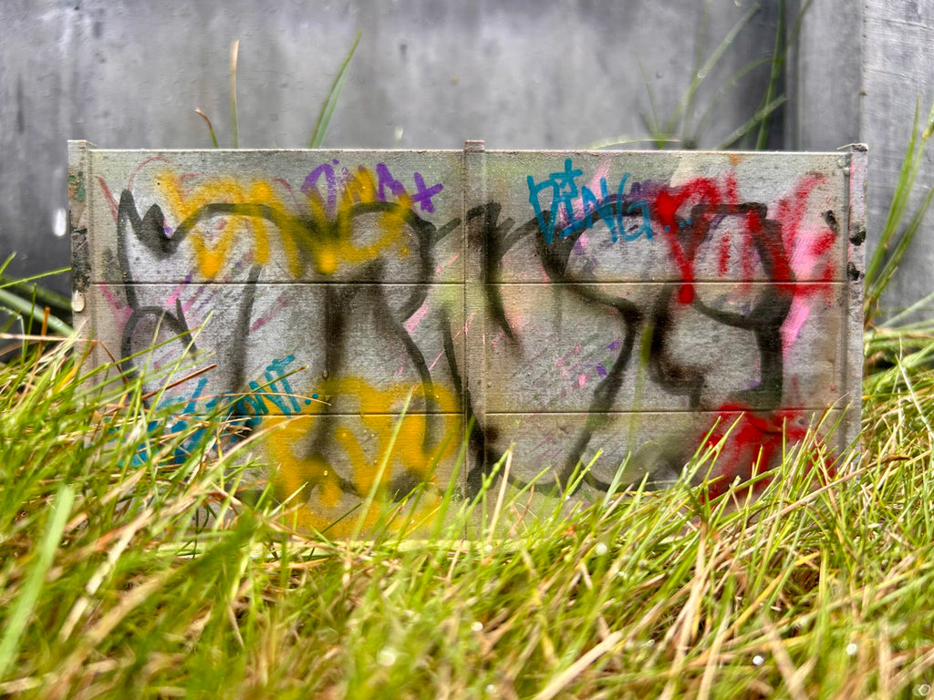 Mini Graffiti Concrete Fence image 3