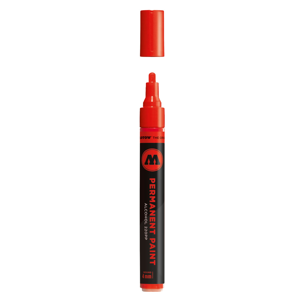 Molotow Permanent Paint 220PP Alcohol Marker (4mm) - Traffic Red image