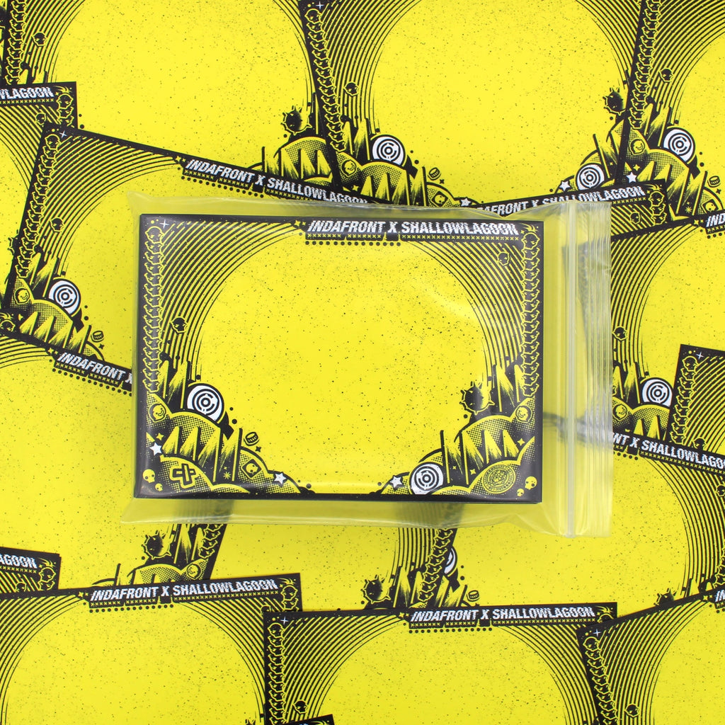 Shallow Lagoon x Indafront Yellow Stickers (50 pcs.) image 1