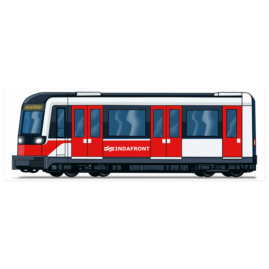 Indafront Amsterdam Metro Stickers (25 pcs.) image 0