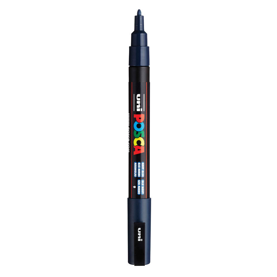 Posca PC-3M Acrylic Marker (Fine) - Navy Blue image