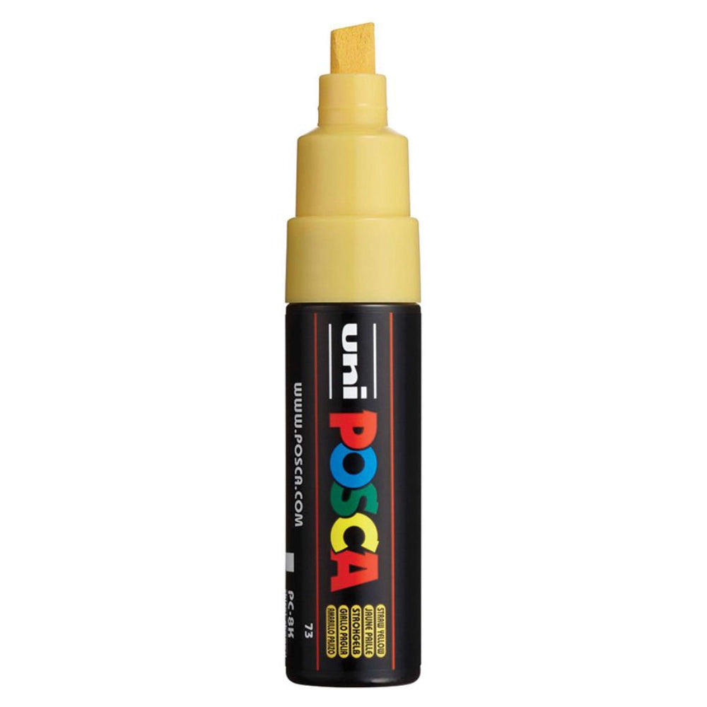 Posca PC-8K Acrylic Marker (8mm) - Straw Yellow image