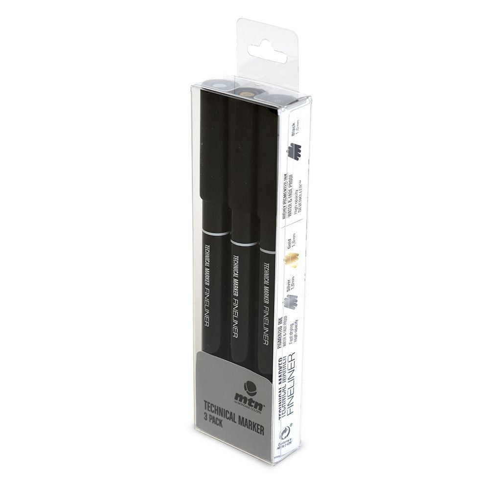 MTN Technical Marker Metallic Set (3x) image 2