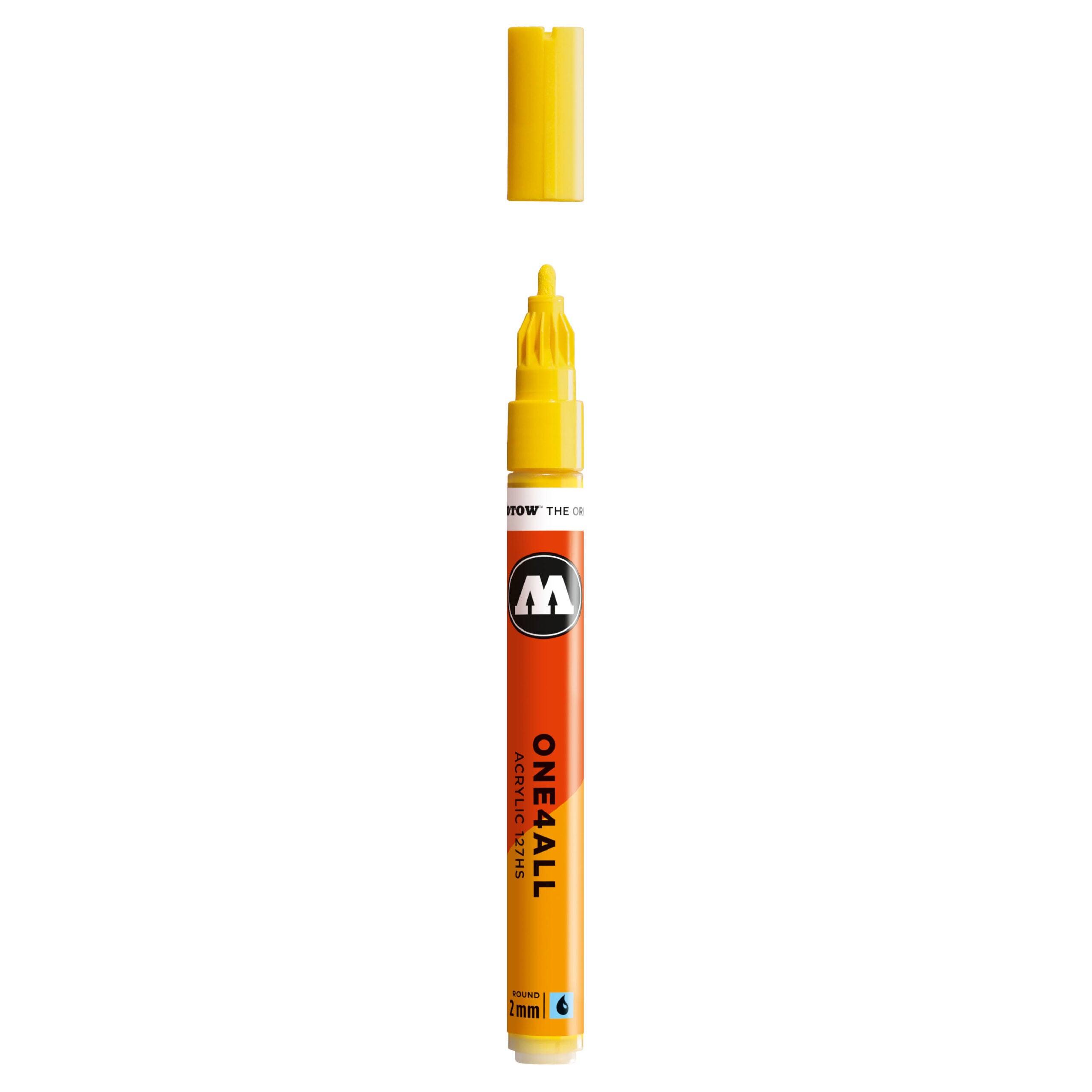 Molotow ONE4ALL 127HS Acrylic Marker (2mm) - Zinc Yellow image