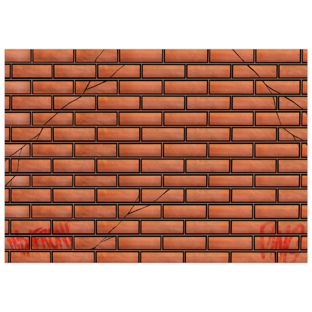 Brick Wall Graffiti Stickers (50 pcs.) image 0