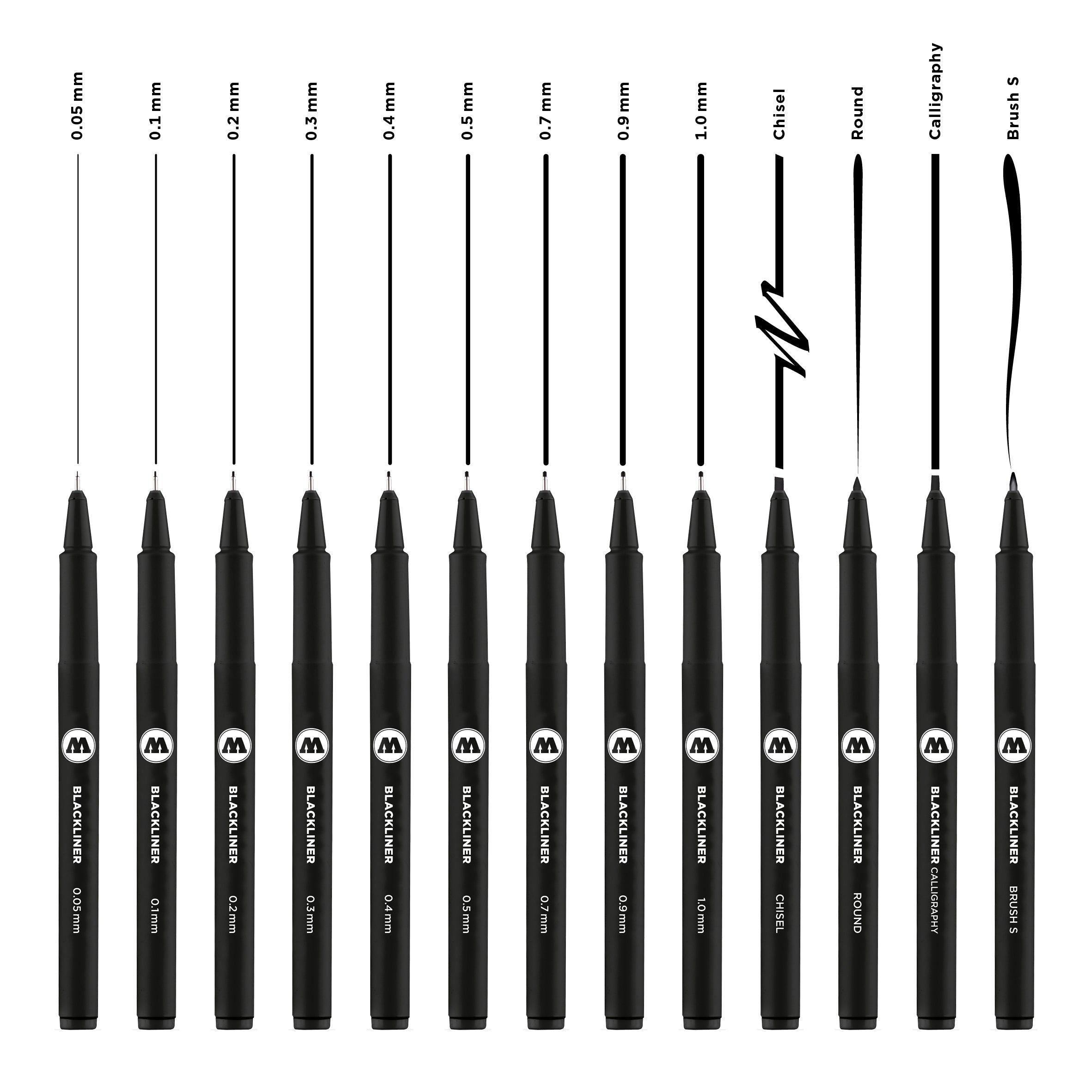 Molotow Blackliner Fineliner (Brush S) image 2