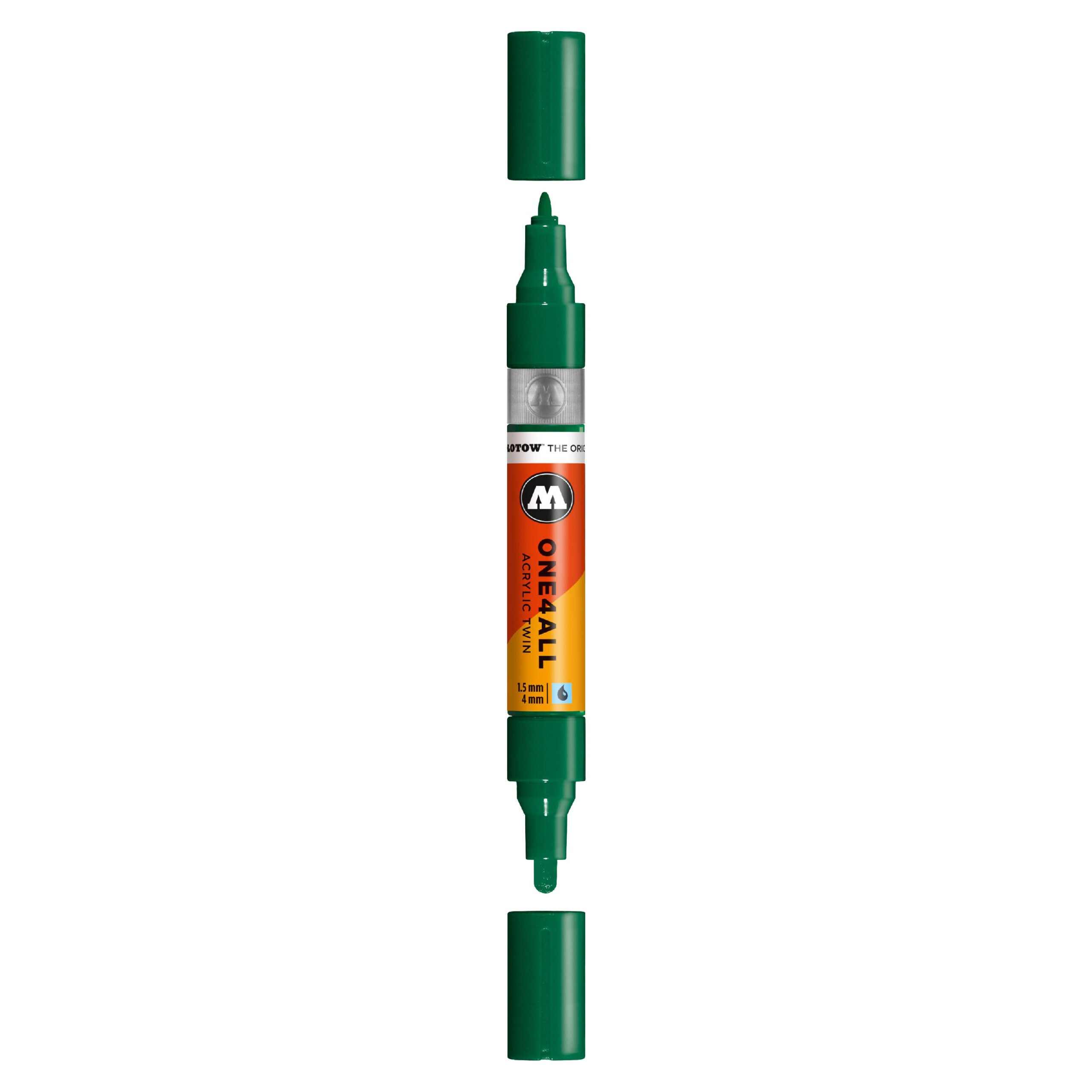 Molotow ONE4ALL Acrylic TWIN Marker (1.5-4mm) - Mister Green image