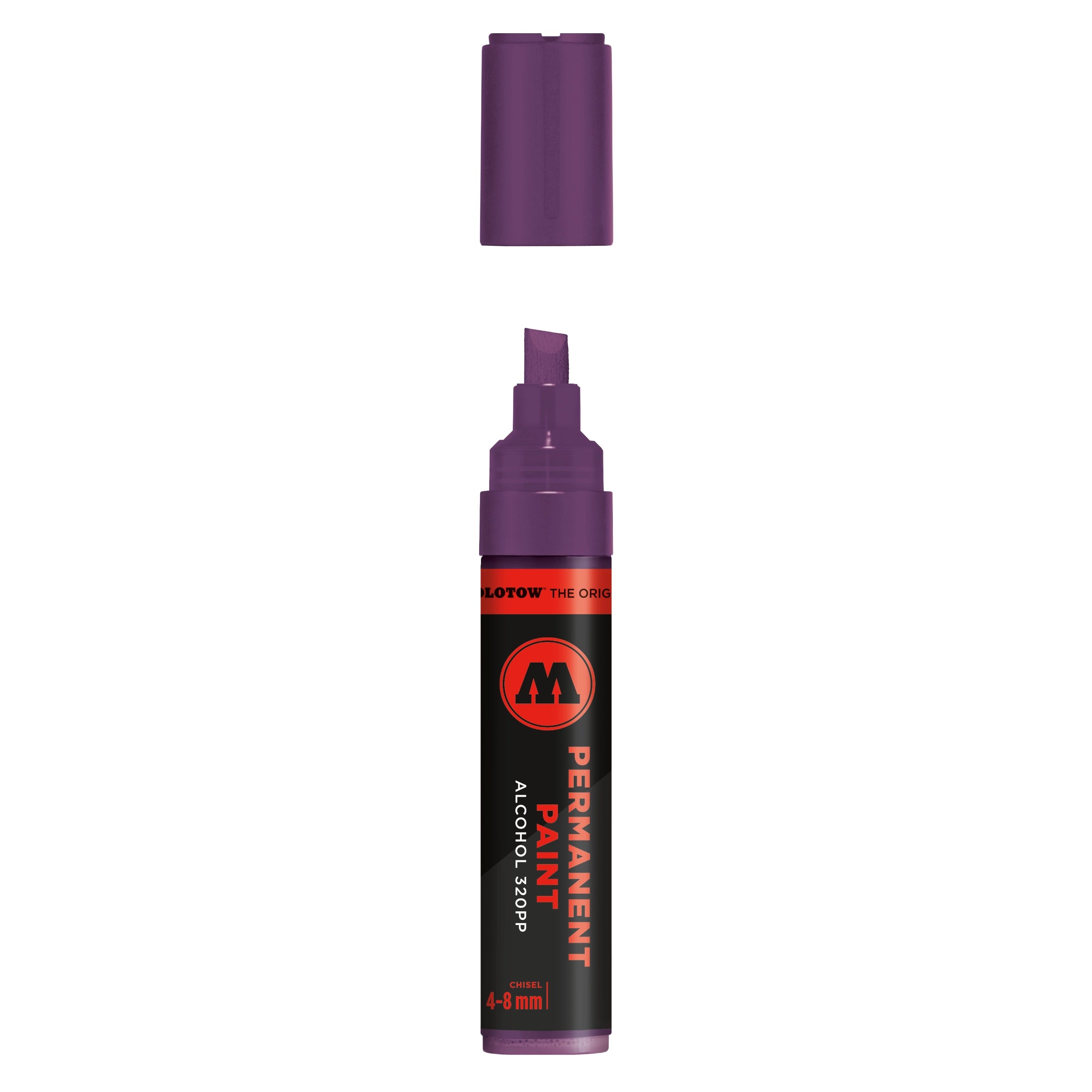 Molotow Permanent Paint 320PP Alcohol Marker (4-8mm) - Purple image