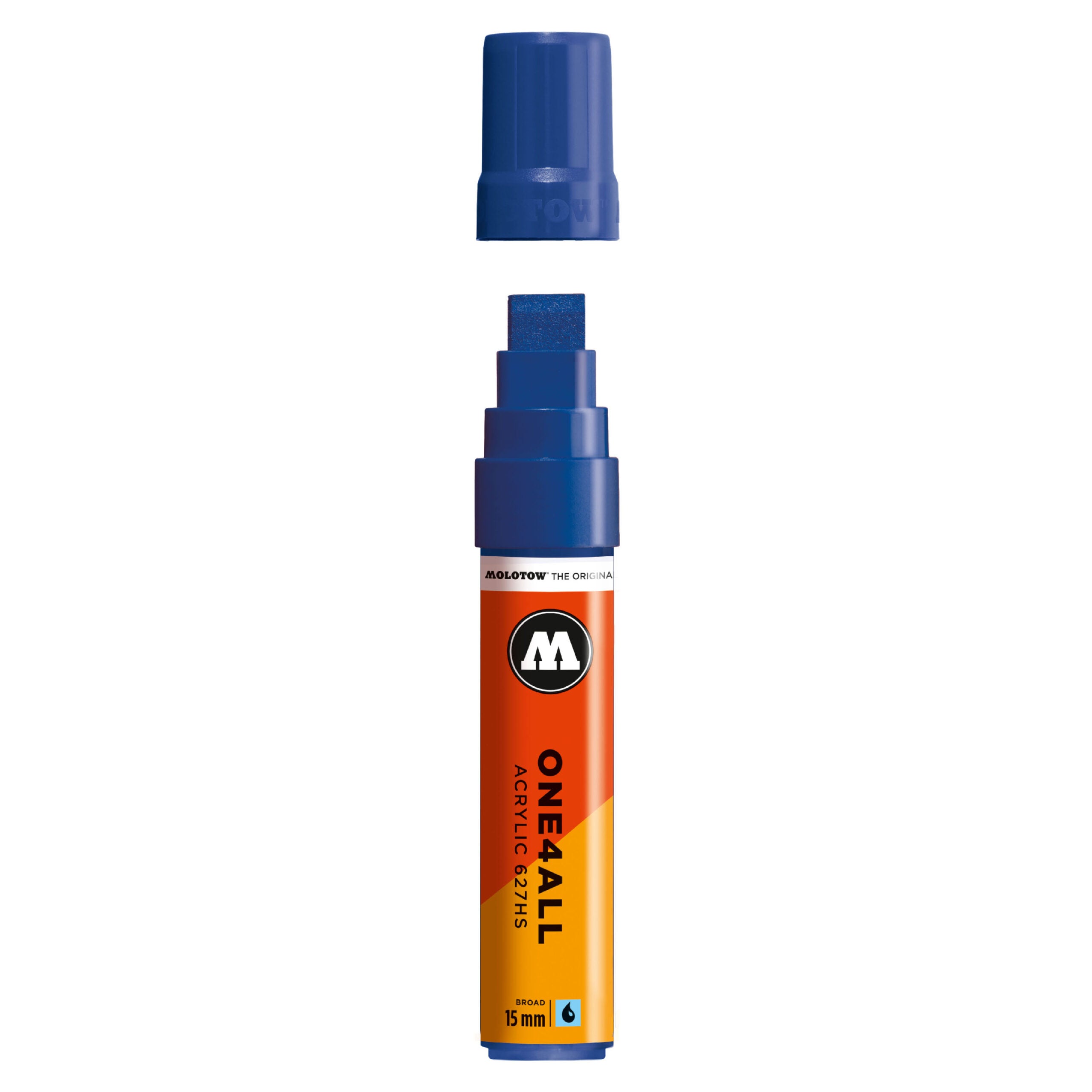 Molotow ONE4ALL 627HS Acrylic Marker (15mm) - True Blue image