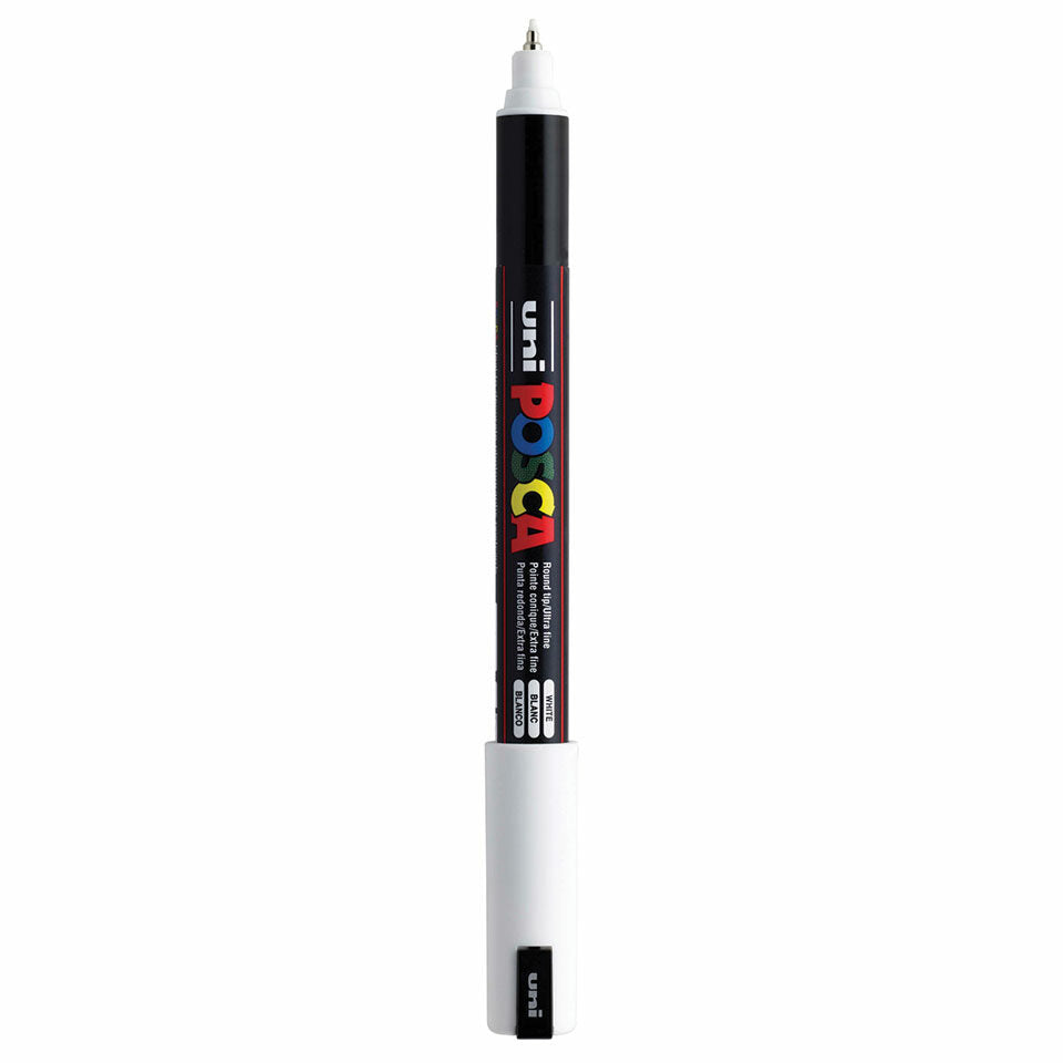 Posca PC-1MR Acrylic Marker (Ultra Fine) - White image