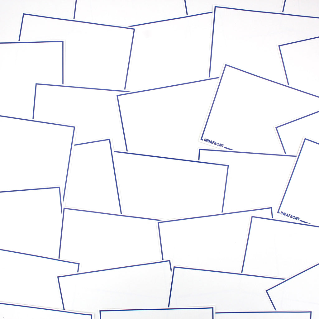 Line Border Stickers Blue (50 pcs.) image 1