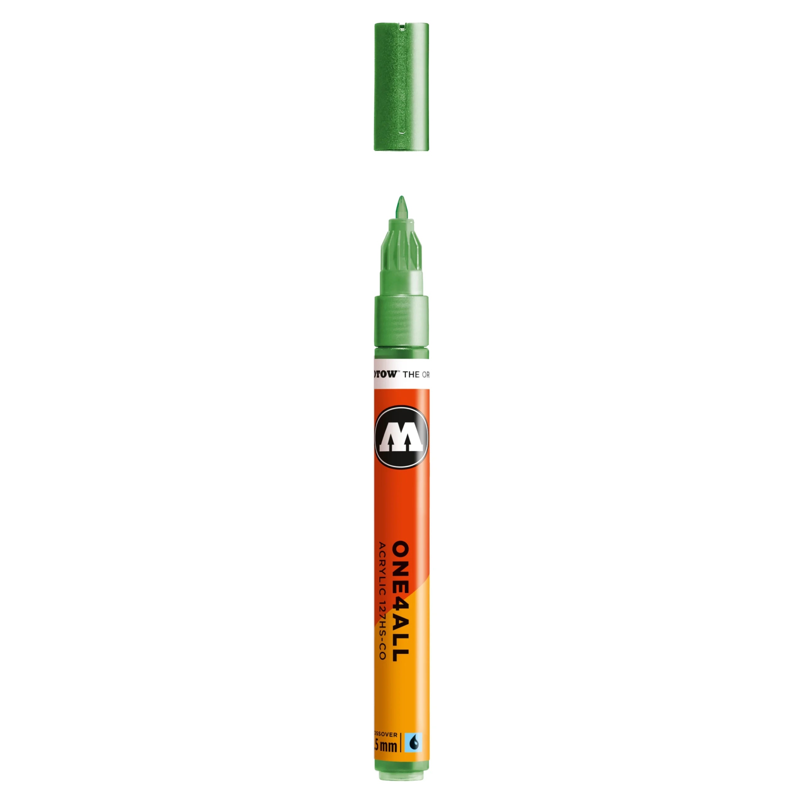 Molotow ONE4ALL 127HS-CO Acrylic Marker (1,5mm) - Metallic Light Green image