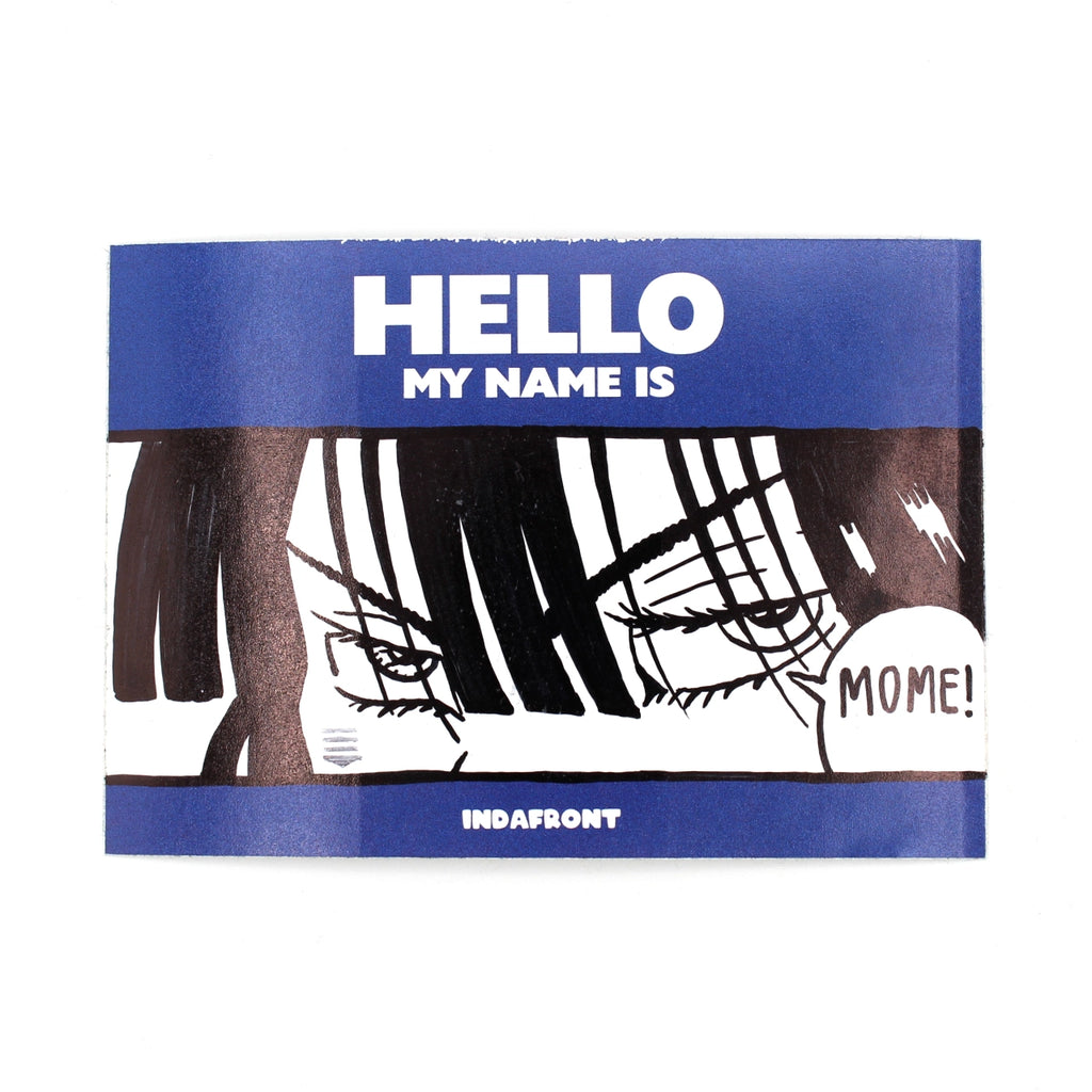 Hello My Name is Stickers Blue (50 pcs.) image 1