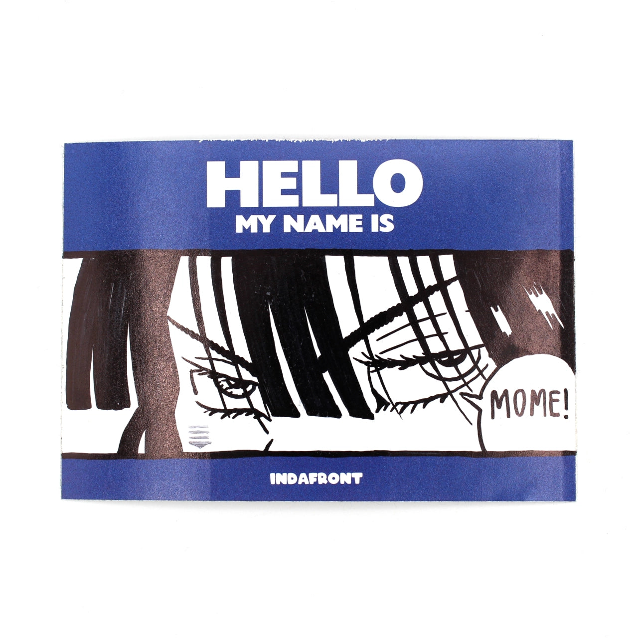 Hello My Name is Stickers Blue (50 pcs.) image 1