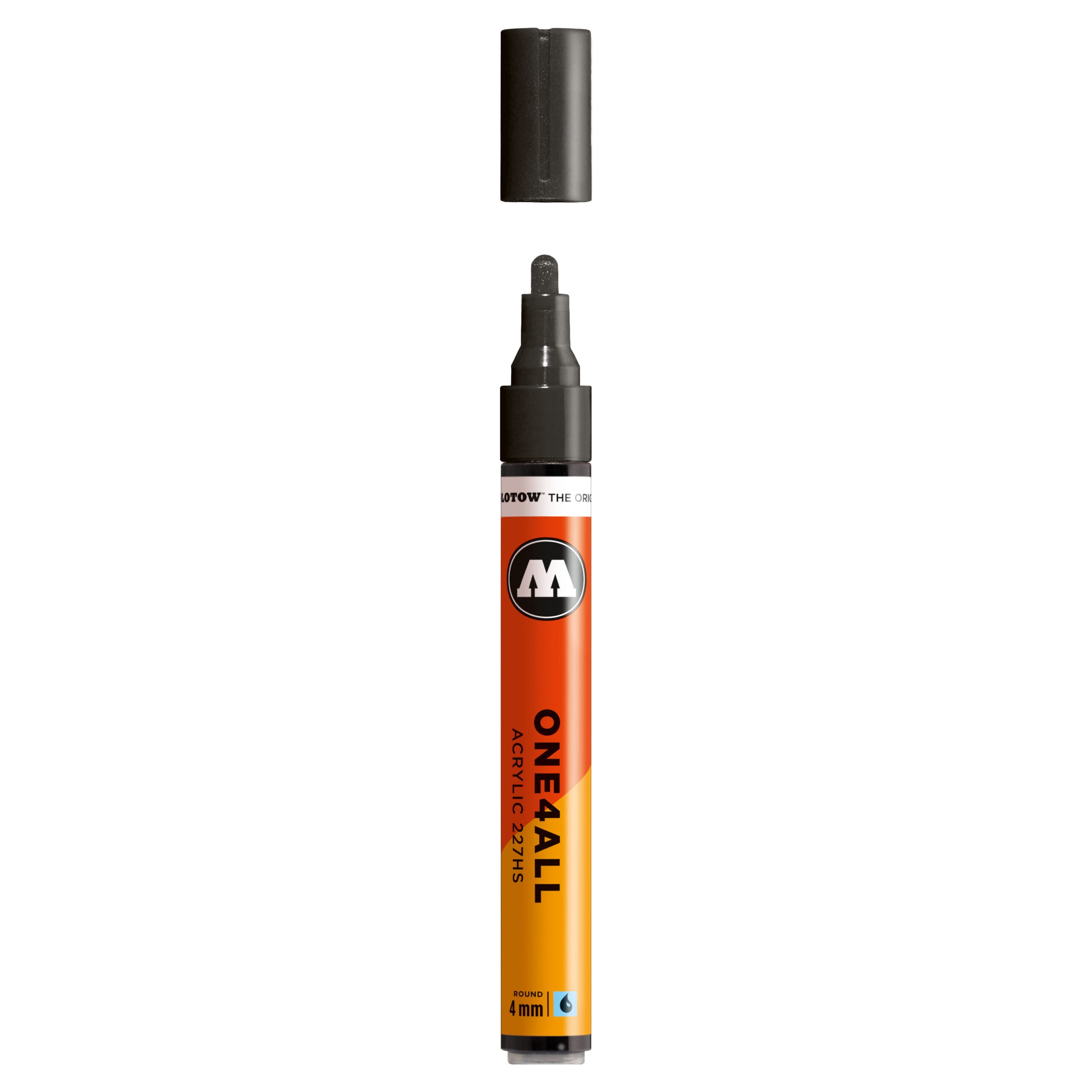 Molotow ONE4ALL 227HS Acrylic Marker (4mm) - Signal Black image