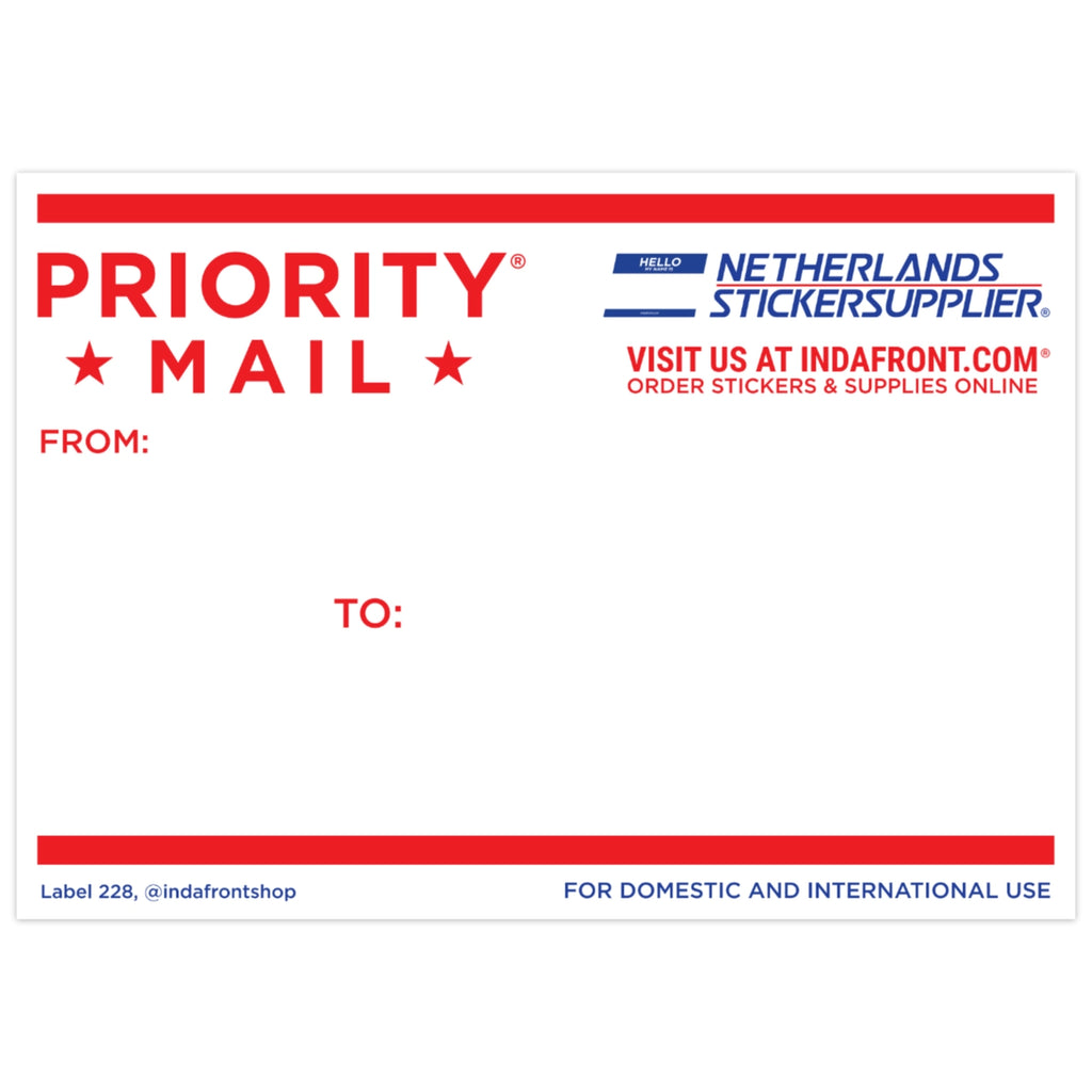 Priority Mail Stickers (50 pcs.) image 0