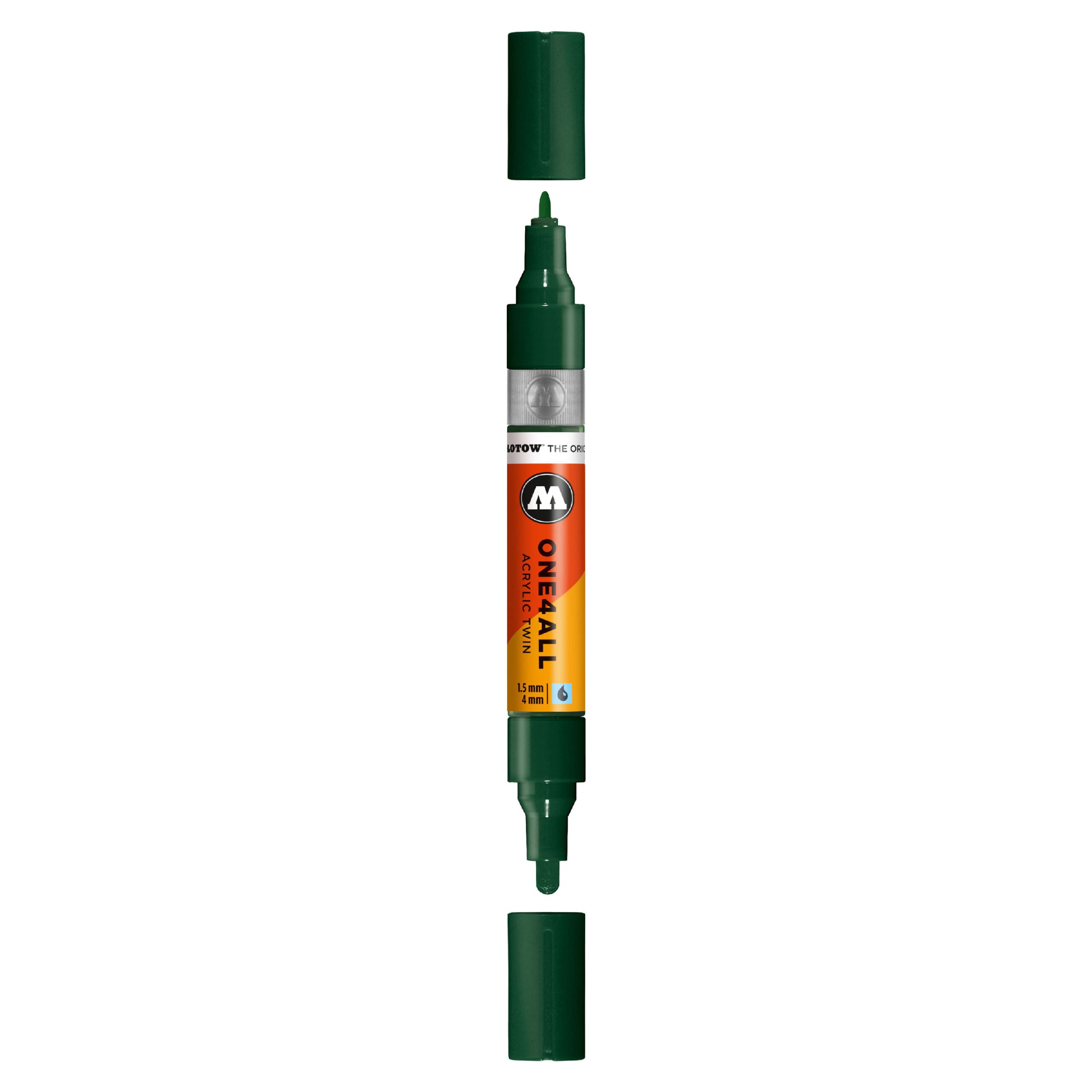 Molotow ONE4ALL Acrylic TWIN Marker (1.5-4mm) - Future Green image
