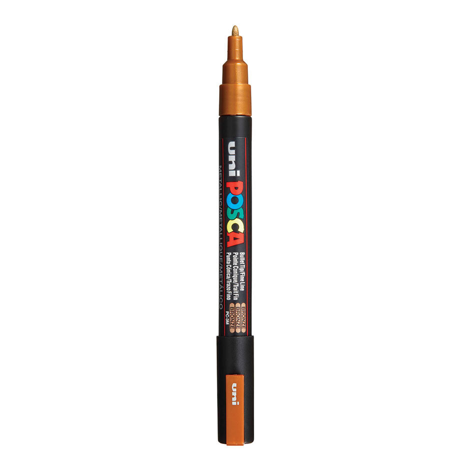 Posca PC-3M Acrylic Marker (Fine) - Bronze image