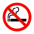 No Smoking Vinyl Stickers (5 pcs.) image 0