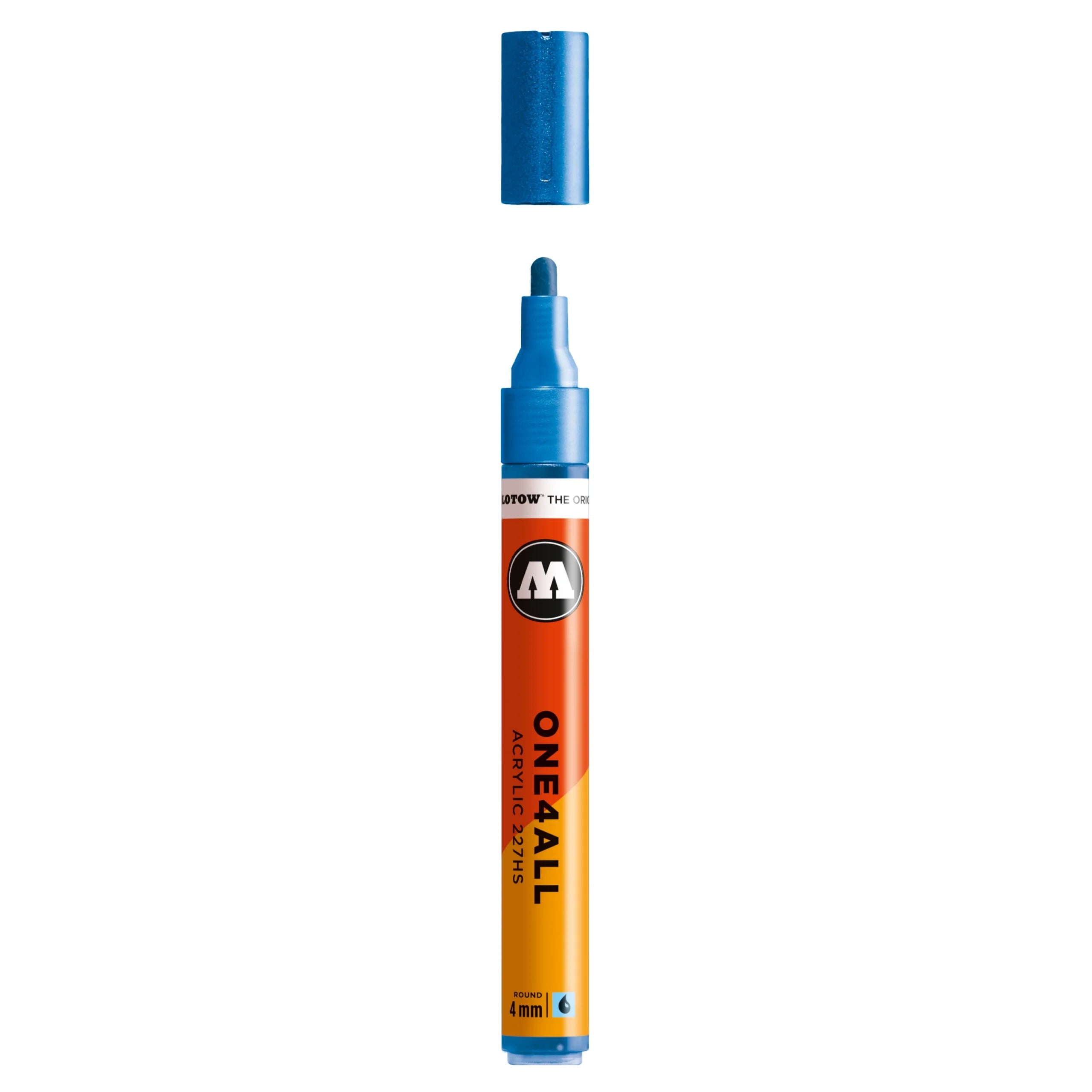 Molotow ONE4ALL 227HS Acrylic Marker (4mm) - Metallic Blue image