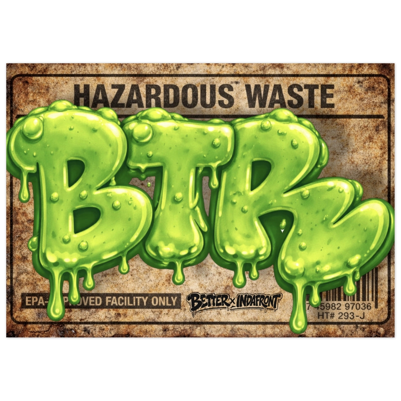 Better Slime Vinyl Stickers - Limited Edition (10 pcs.) image 0