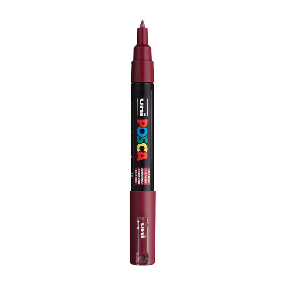 Posca PC-1MC Acrylic Marker (Extra Fine) - Red Wine image