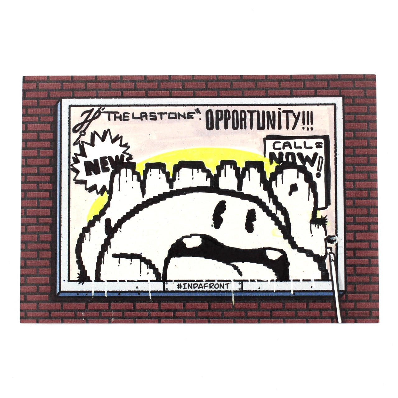 Brick Wall Billboard Stickers (50 pcs.) image 1