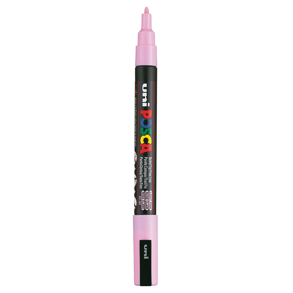 Posca PC-3M Acrylic Marker (Fine) - Light Pink image
