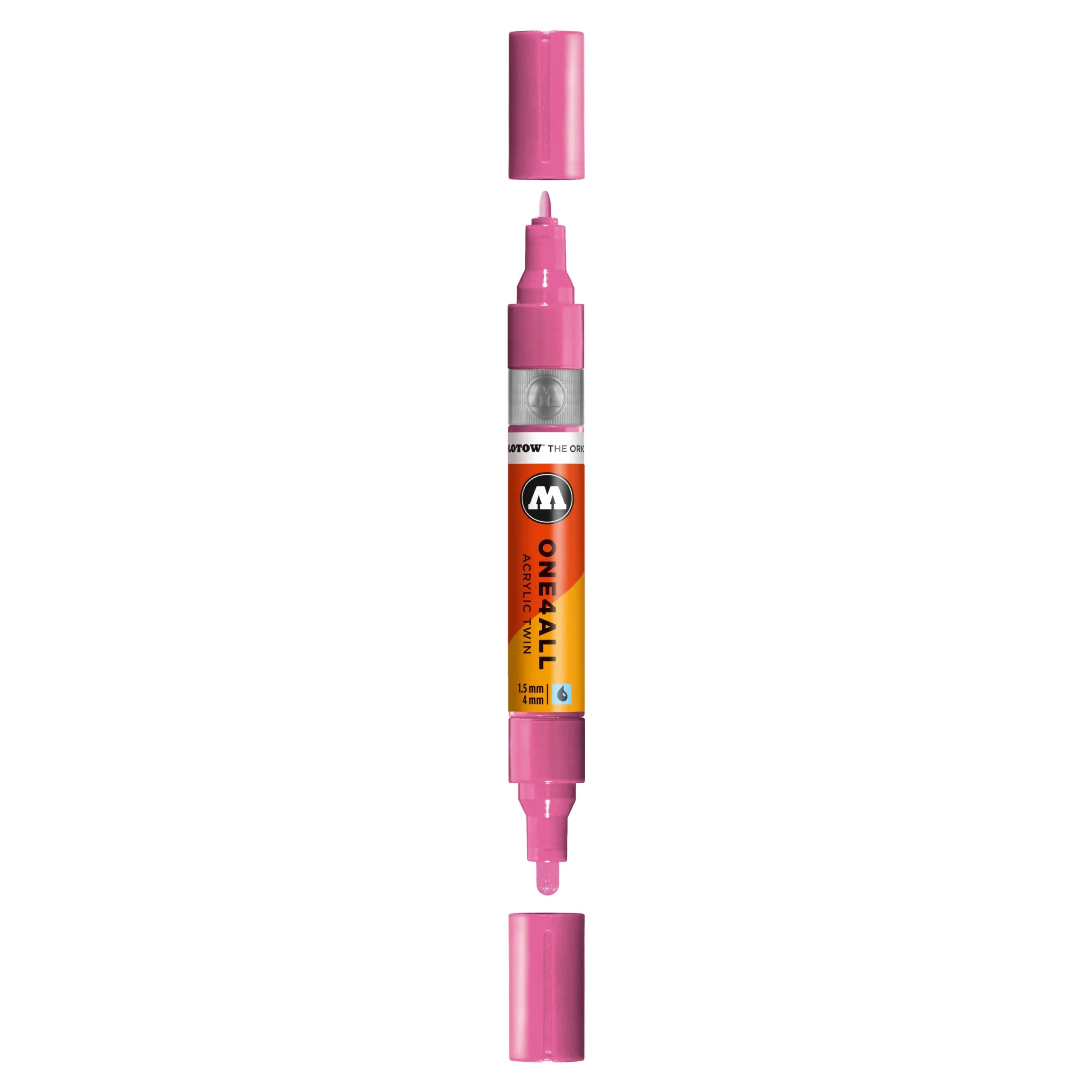 Molotow ONE4ALL Acrylic TWIN Marker (1.5-4mm) - Fuchsia Pink image