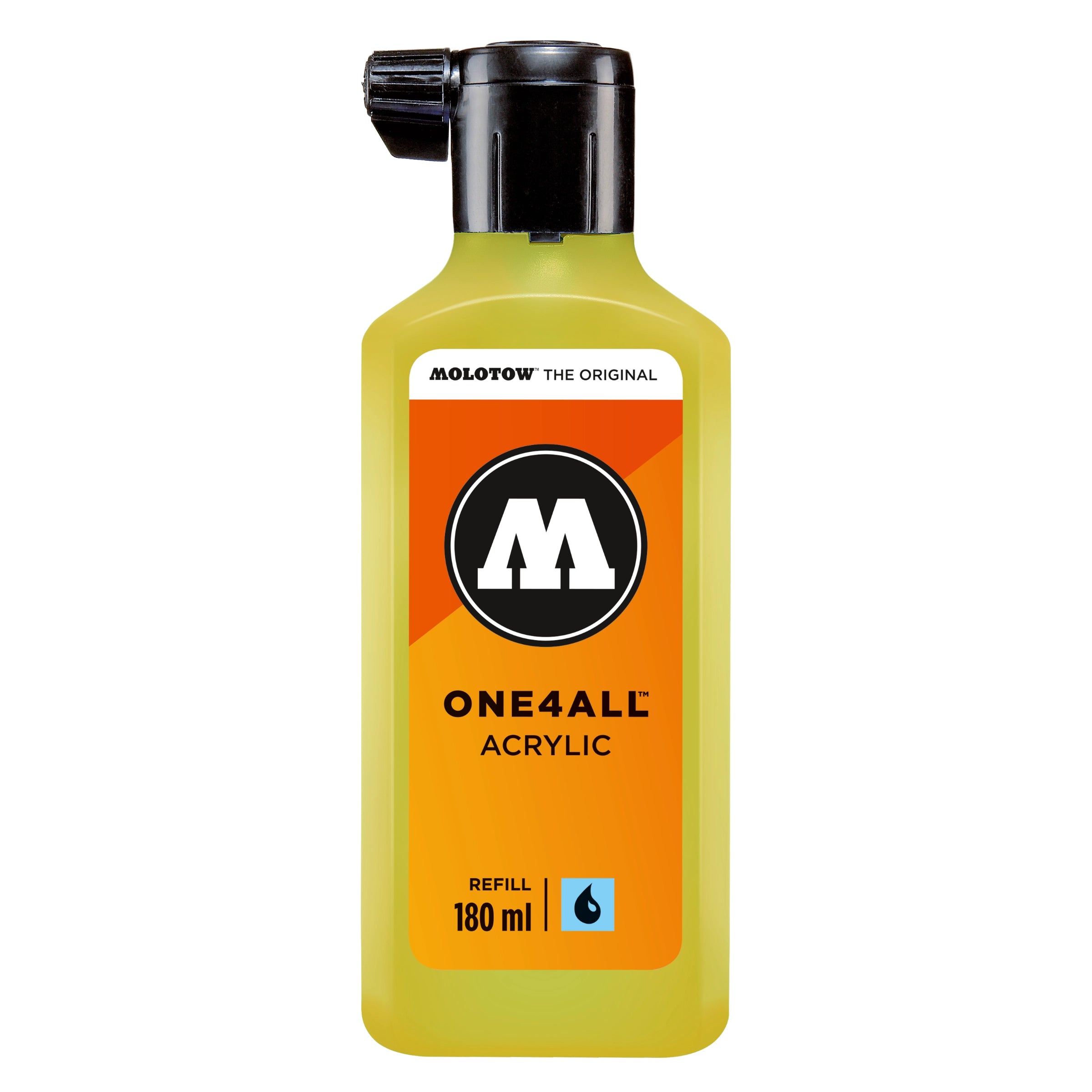 Molotow ONE4ALL Refill (180ml) - Neon Yellow Fluo image